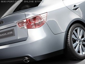 Kia Forte 2010 Modello 3D