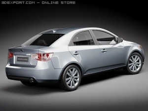 Kia Forte 2010 Modello 3D