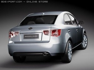 Kia Forte 2010 Modello 3D