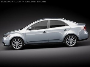 Kia Forte 2010 Modello 3D
