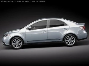 Kia Forte 2010 3D Model