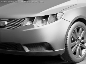 Kia Forte 2010 Modello 3D