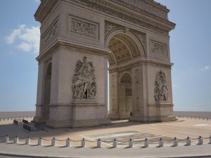 Paris Triumphal Arch Model 3D