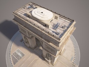 Paris Triumphal Arch Model 3D