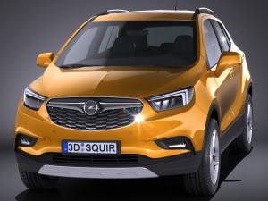 Opel Mokka X 2017 3D 모델