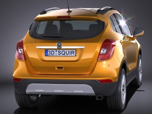 Opel Mokka X 2017 3D 모델