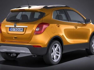 Opel Mokka X 2017 3D Model