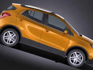 Opel Mokka X 2017 3D 모델