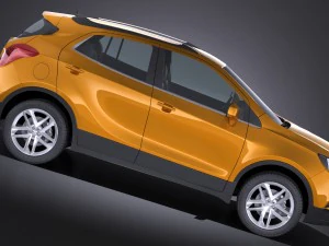 Opel Mokka X 2017 3D Model