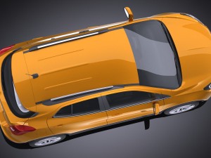 Opel Mokka X 2017 3D 모델