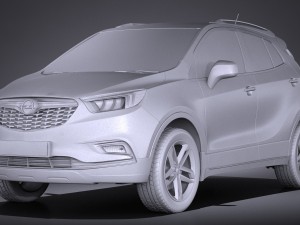 Opel Mokka X 2017 3D 모델