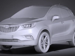 Opel Mokka X 2017 3D Model