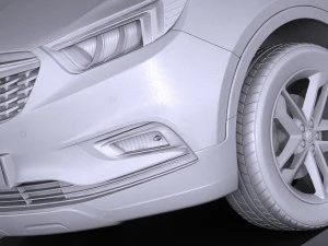 Opel Mokka X 2017 3D Model