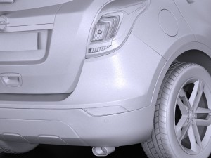 Opel Mokka X 2017 3D 모델