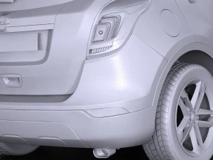 Opel Mokka X 2017 3D Model