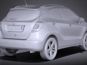 Opel Mokka X 2017 3D Model