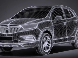 Opel Mokka X 2017 3D Model