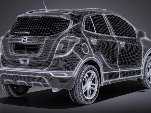 Opel Mokka X 2017 3D Model