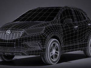 Opel Mokka X 2017 3D 모델