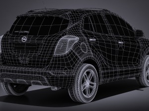 Opel Mokka X 2017 3D 모델