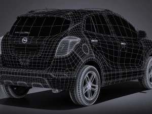 Opel Mokka X 2017 3D Model