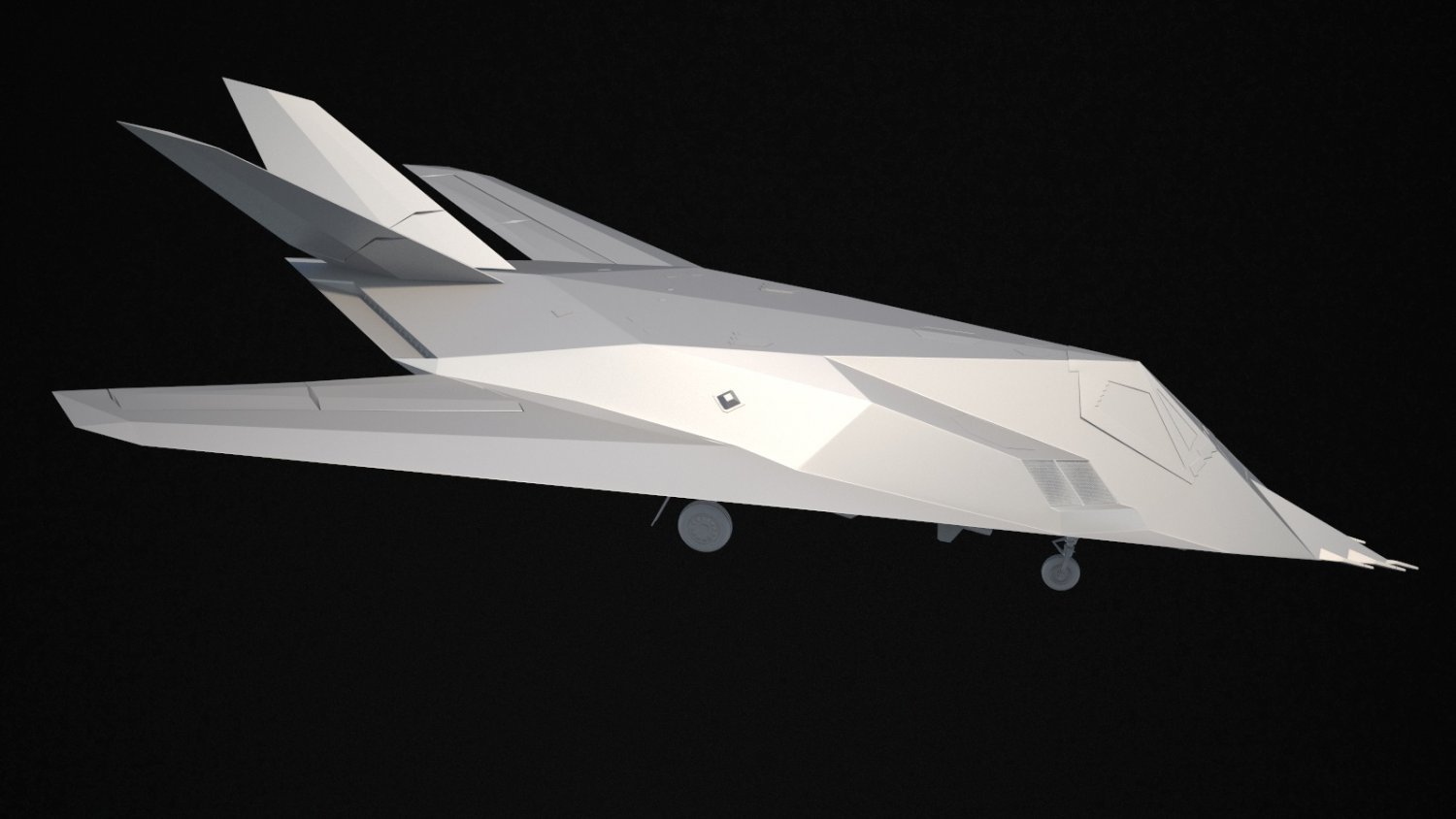 Lockheed F-117A Nighthawk 3D Model in Recon 3DExport