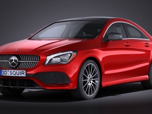 Mercedes-Benz CLA 2017 3D Model