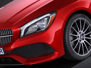 Mercedes-Benz CLA 2017 3Dモデル