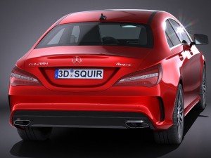 Mercedes-Benz CLA 2017 3Dモデル