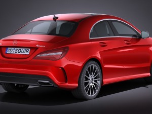 Mercedes-Benz CLA 2017 3Dモデル