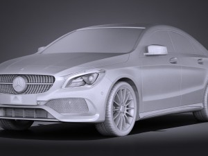 Mercedes-Benz CLA 2017 3Dモデル