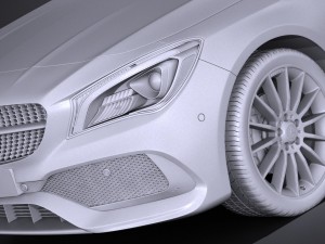 Mercedes-Benz CLA 2017 3Dモデル