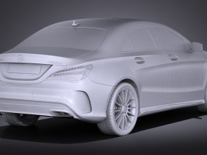 Mercedes-Benz CLA 2017 3Dモデル