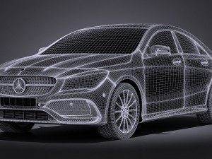 Mercedes-Benz CLA 2017 3Dモデル