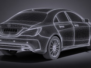 Mercedes-Benz CLA 2017 3Dモデル