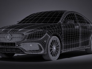 Mercedes-Benz CLA 2017 3Dモデル