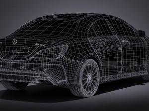 Mercedes-Benz CLA 2017 3Dモデル