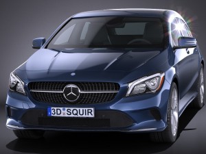 Mercedes-Benz CLA Shooting Brake 2017 3D Model