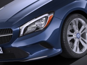 Mercedes-Benz CLA Shooting Brake 2017 3D Model
