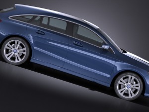 Mercedes-Benz CLA Shooting Brake 2017 3D Model