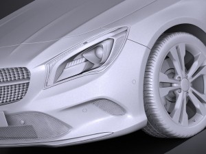 Mercedes-Benz CLA Shooting Brake 2017 3D Model