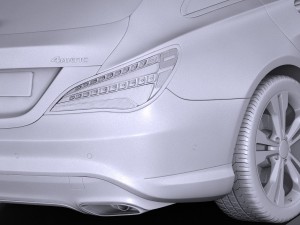 Mercedes-Benz CLA Shooting Brake 2017 3D Model