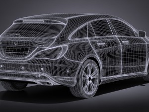 Mercedes-Benz CLA Shooting Brake 2017 3D Model