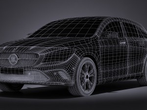 Mercedes-Benz CLA Shooting Brake 2017 3D Model