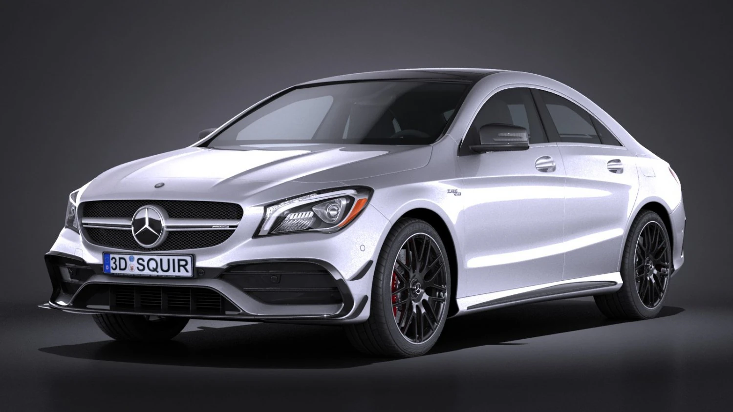 Mercedes-Benz CLA45 AMG 2017 3D Model .c4d .max .obj .3ds .fbx .stl .blend 