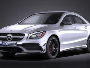 मर्सिडीज-बेंज CLA45 AMG 2017 3D मॉडल