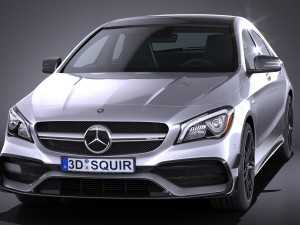 Mercedes-Benz CLA45 AMG 2017 3D मॉडल