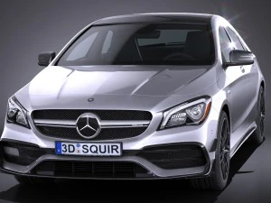 Mercedes-Benz CLA45 AMG 2017 3D Model