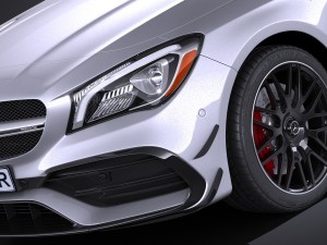 Mercedes-Benz CLA45 AMG 2017 3D मॉडल
