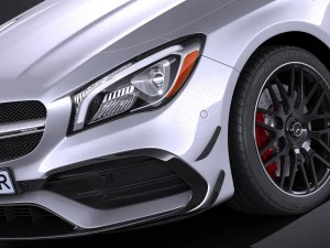 Mercedes-Benz CLA45 AMG 2017 3D Model